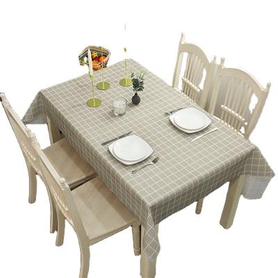 China Rectangle Modern Cheap Elegant Antifoulingtable Linens Good Quality Handmade Tablecloths for sale