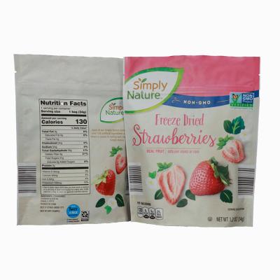 China Custom Printed Barrier Food Grade Plastic Stand Up Pouch Packaging Bags With Logo for sale