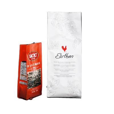 China High Side Barrier Aluminum Foil Gusset Coffee Bean Plastic Bag Packaging Pouch for sale