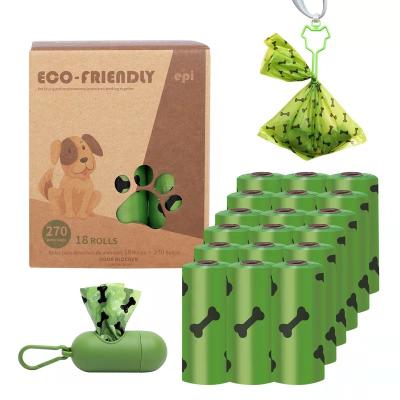 China Chinese Factory Biodegradable Plastic Poop Bags BIODEGRADABLE For Cute Dog Waste Pouch for sale