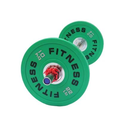 China Universal Commercial Gym Rubber Hot Plate Weight Bumper Plate Competition Bumper Plates for sale