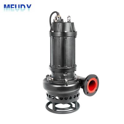 China Heavy Duty High Efficiency MEUDY QNS Mud Slurry Submersible Pump For Sand Mining for sale