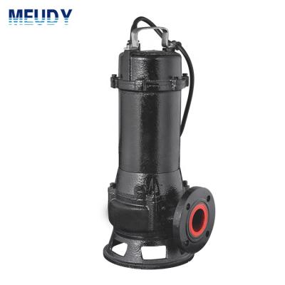 China High efficiency MEUDY C 0.75-1.1kW 2P high pressure sewage sewage cutter submersible pump for sale