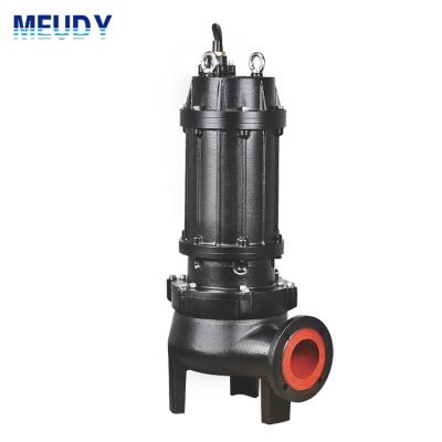 China MEUDY U 5.5-11kW 4P 4 Pole High Efficiency Water Basement Sewage Pump Dirty Sump Pit Pump for sale