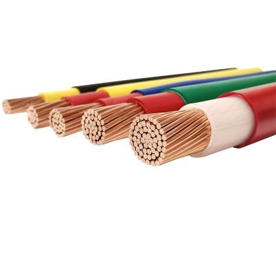 China 600V Construction PVC Insulation Jacket Copper THHN Wire Manufacturers 50MM2 125MM2 150MM2 250MM2 500MM2 THHN Nylon Building Cable for sale