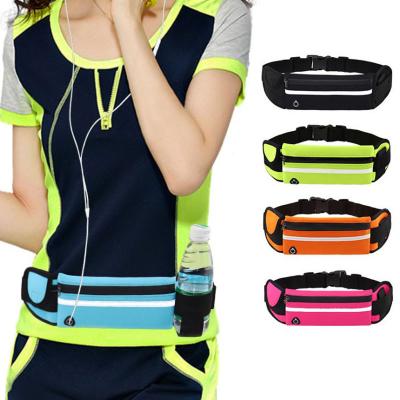 China Bum Bag Waterproof Fanny Pack Wallet Bottle Running Pouch Wallet Waist Bag Portable Cell Phone Holder Gym Women Men Waist Pack for sale