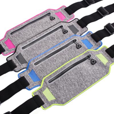 China Waterproof Fanny Pack Men Women Belt Bag Gym Fitness Bag Sports Bike Running Accessories Jogging Waist Bag Running Waist Bag for sale