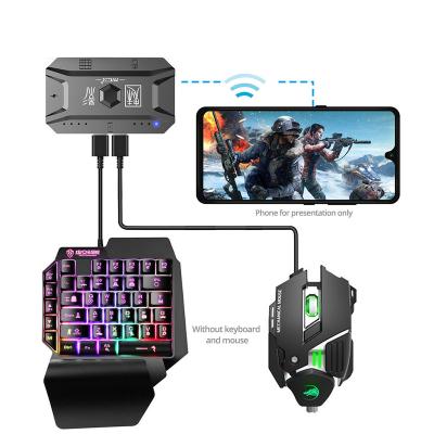 China Mini F6 Standard Single Hand Gaming Keyboard 39 Keys One Hand RGB Backlit Ergonomic Gaming Keypad For PC Laptop Laptop Gamer for sale