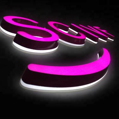 China Custom Buildings 3cm Thickness 3d Led Sign Letter Plastic Acrylic Letters Acrylic Sign for sale