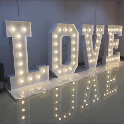 China Large building buildings marquee lighting love light letters wedding for sale