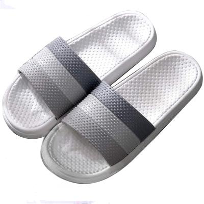 China Damping Summer Casual Slippers Swimming Pool Shower Men and Women EVA Sandals Beach Family Bathroom Massage Slippers FREE SAMPLE for sale