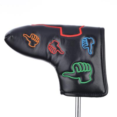 China Best Selling Waterproof Custom PU Golf Putter Leather Waterproof Cover for sale