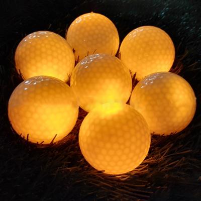 China Long Lasting Night Glow Balls Golf Tracker Durable LED Light Electronic Golf for sale