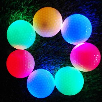 China Stylish Stylish Golf LED Electronic Golf Balls For Night Golfing Practice for sale