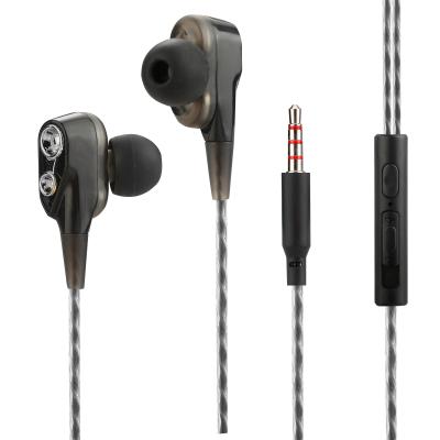 China Universal In-Ear Low Price 2 In 1 35Mm Pin Jack Earphones Headphones Headsets for sale