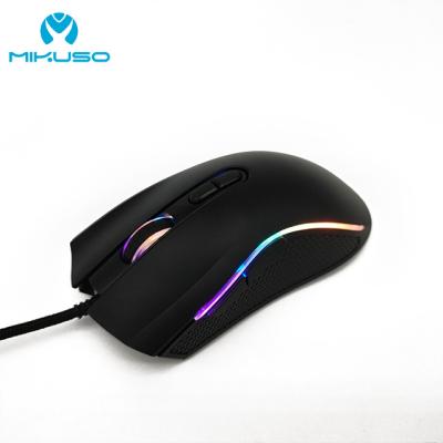 China 7D Wired Adjustable Gaming Mouse 6400 DPI Gamer Mouse USB Game Wired RGB Mouse Gamer for sale