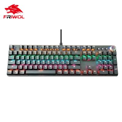 China Ergonomic Yes Led Adjustable 9 Clear Wired Mechanical Gamer Gaming Keyboard for sale