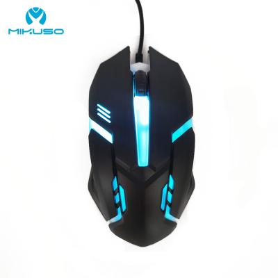 China Cheapest Backlit Computer Mouse 7 Colors Breathing Lightweight USB Wired Optical Mouse for sale