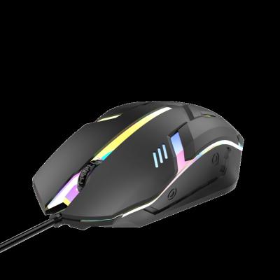 China Mikuso Backlit MOS-379U Hot-Selling 7 Colors Breathing USB Light Wired Optical Mouse for Computer and Notebook for sale