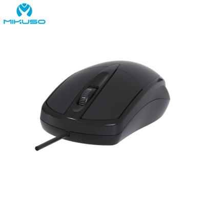 China Mikuso Portable MOS-375U Wired Desktop Usb Optical Mouse for sale