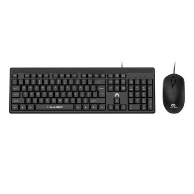 China Waterproof 2022 New Desktop Keyboard with Mouse KB-C012 N Ergonomic 2.4g USB Portable Desktop PC Wired Keyboard and Mouse Combos for sale