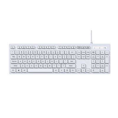 China Factory Wholesale Plug & Play OEM Key Board Office Desktop USB Portable Keyboard Wired Keyboards for sale