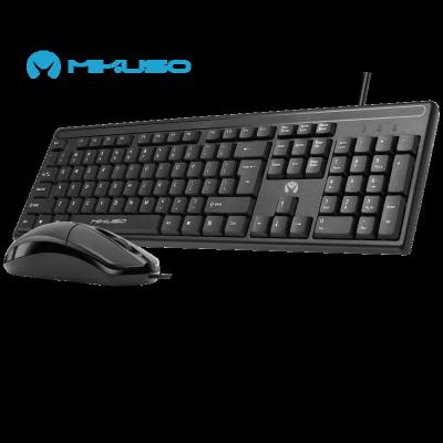 China Home Office Waterproof Keyboard and Mouse Set Computer PC Wired USB Mouse and Keyboard Combo for sale