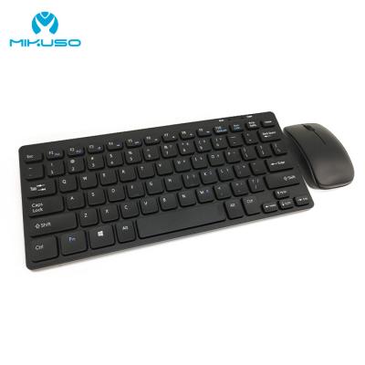 China Professional 78 Keys Wireless Factory USB Wireless Keyboard And Mouse Combo for sale