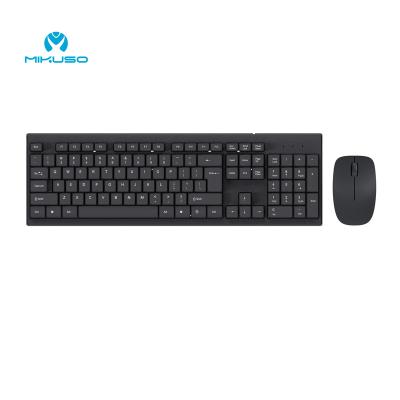 China Mikuso KB-C019 2.4G Wireless Keyboard Mouse 104 Keys Desktop Wireless Keyboard Combo Wireless Keyboard for sale