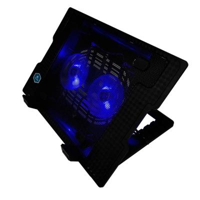 China Mikuso NCP-236 Dual USB Ports Laptop Adjustable Cooler Pad 80mm Fan Angles Cooling Pads For Laptop for sale