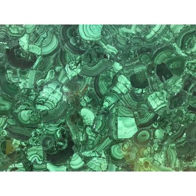 China Home Decor Luxury Natural Green Gemstone Agate Marble Malachite Slabs for sale