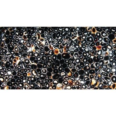 China Table Top Luxury Natural Black Onyx Gemstone Agate Large Slabs For Interior for sale