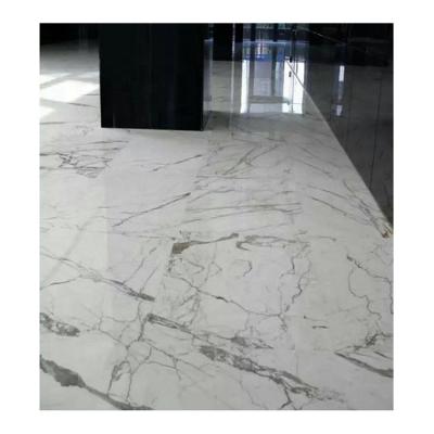 China Modern good prices italian stone marble statuario venato floor tiles white marble for sale