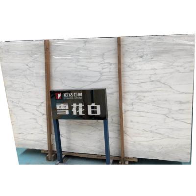 China Beautiful natural stone italy bianco statuario white marble process slab prices for sale