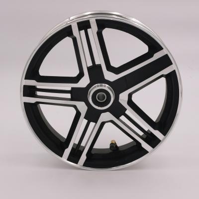 China 5 Star Aluminum Alloy Black Scooter Cast Alloy Wheel for sale