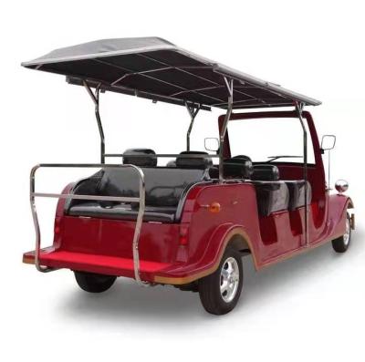 China Vintage Tourist Scenic Classic 8 Passenger Electric Vehicle Sightseeing Car 5150*1630*2010 for sale