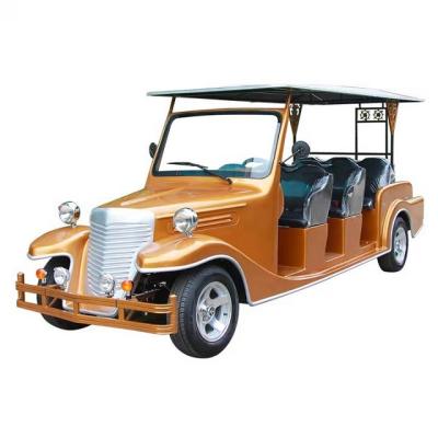 China Made in China 48V Langqing Retro Electric Car Classic Retro Car Classic Sightseeing Car 5150*1440*2020mm for sale