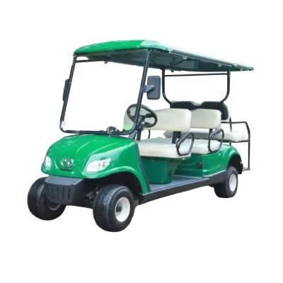 China 2021 Hot Selling High Quality Battery Operated Sightseeing Club Car Golf Cart 4+2 Seat 3715*1220*1950mm for sale