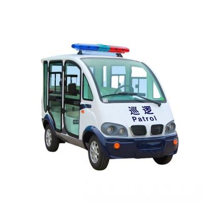 China Made in China Mini Double Row 4 Seat Enclosed Golf Cart Patrol Car 3450*1520*2060 for sale