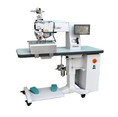 China Garment shops ENERGY hot air taping gluing heat pressing welding machine for seamless strechable t-shirt for sale