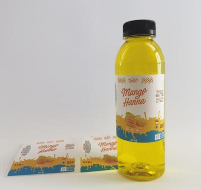 China Waterproof printing adhesive labels for glass bottles for sale