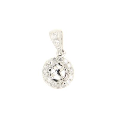 China Awesome CLASSIC Diamond Pendant Mounting Jewelry 18K Yellow Gold Jewelry for sale