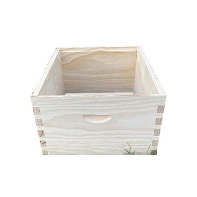 China Factory Supply Bee Box for Bee Hive Wholesale Fir Wood 10 Frame Bee Box zu verkaufen