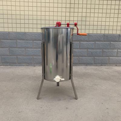 China 3 frames bee honey extractor machine stainless bee honey centrifuge machine metal material for sale