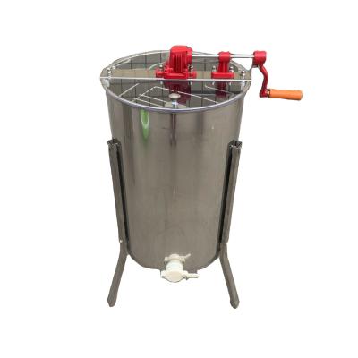 China 2020 new beekeeping bee equipment wholesale two frames stainless steel manual honey extractor for sale