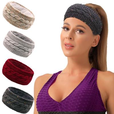 China Sweat Absorption Belt Anti-sweat Sweatband Yoga Headband Yoga Headband Tennis Sports Non-slip Headband Moisture-wicking Sporty Running Headband for sale