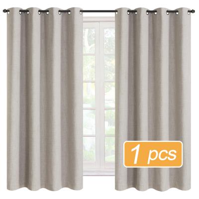 China Blackout Factory Selling 100% Customized Blackout Grommet Curtains For Living Room for sale