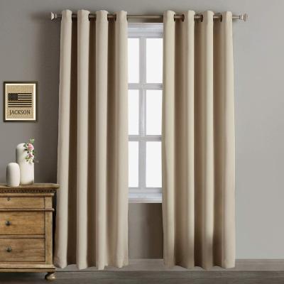 China Wholesale Blackout Blackout Windows Thermal Insulated Curtain For Bedroom for sale