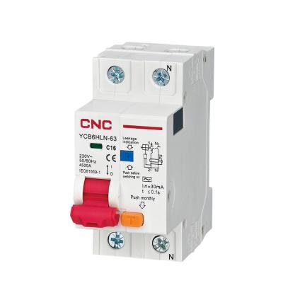 China B Best Price 16a 220V 63A High Quality Rcbo Residual Circuit Breaker for sale