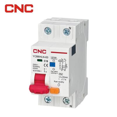 China B Fashion 63a 32A 1P+N Wenzhou Good Quality Manufacturer 230v 4.5ka CE Approval Rcbo Circuit Breaker for sale